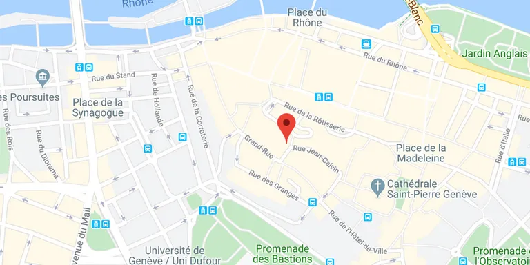 Plan d'accès au centre Activate Genève