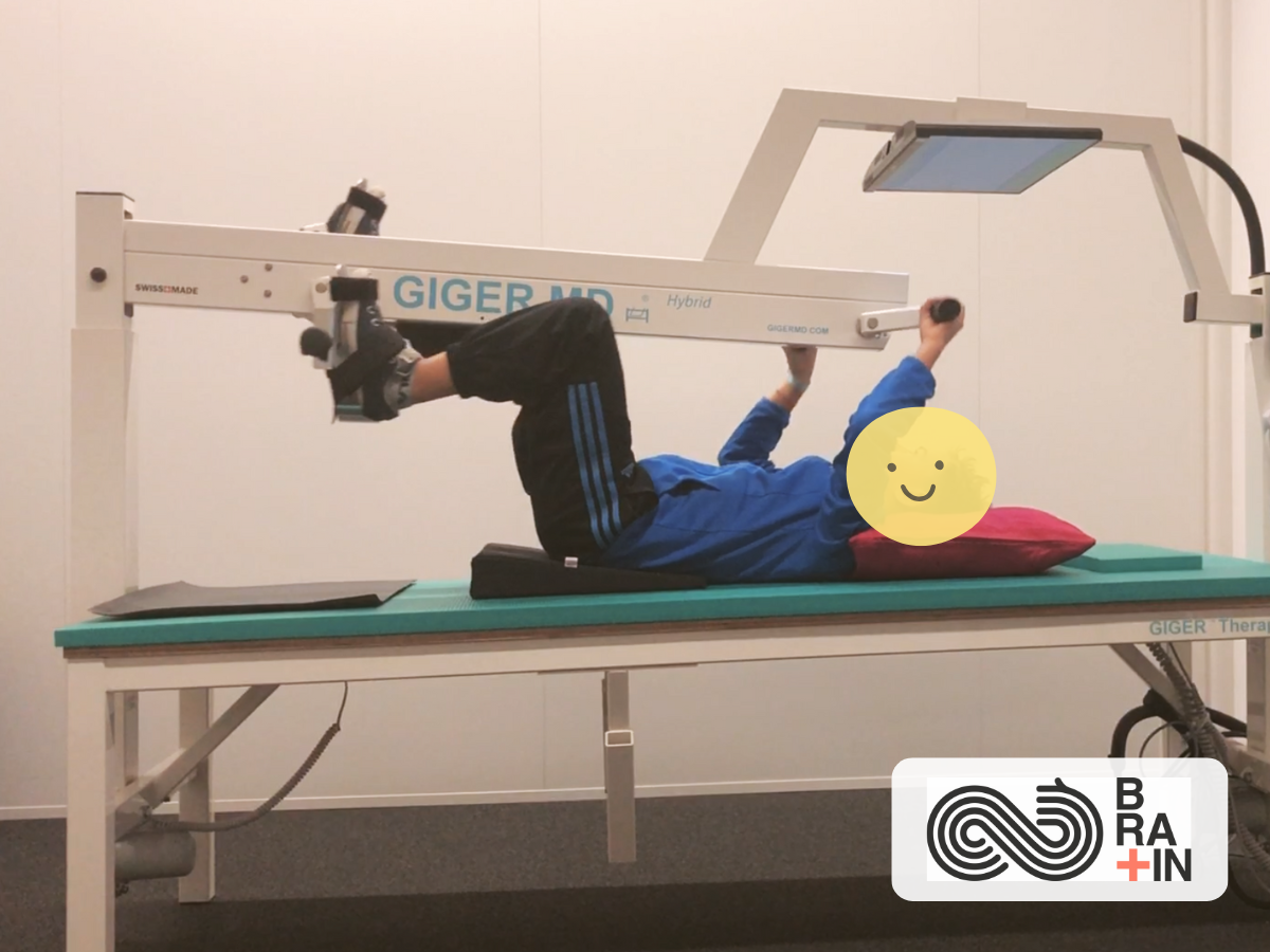 Exercice sur appareil Giger MD - programme bégaiements